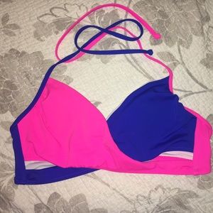 VS Pink Wrap Swim Top